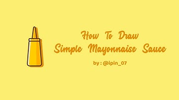 How To Draw Simple Mayonnaise Icon With CorelDraw X8 [real speed]
