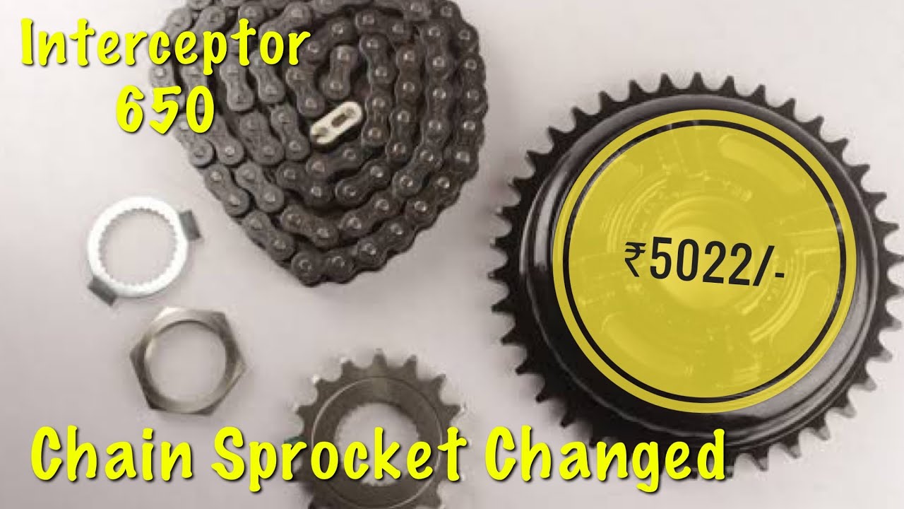 RE Interceptor 650 Chain Sprocket Changed at 20k KMs Total Damage