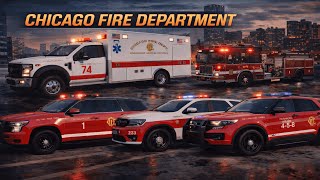 FiveM Chicago Fire EMS Vehicle Pack | Debadged-Generic [Tebex]