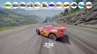 🚀 From 0 to 1000 MPH in Seconds! Can Lightning McQueen Survive? | BeamNG Drive screenshot 1