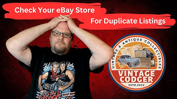 Check Your eBay Store For Duplicate Listings