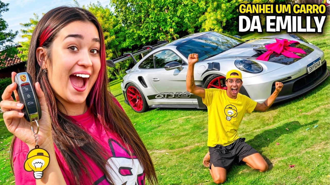 GANHEI UM CARRO NOVO DA EMILLY VICK *Chorei muito ! - YouTube