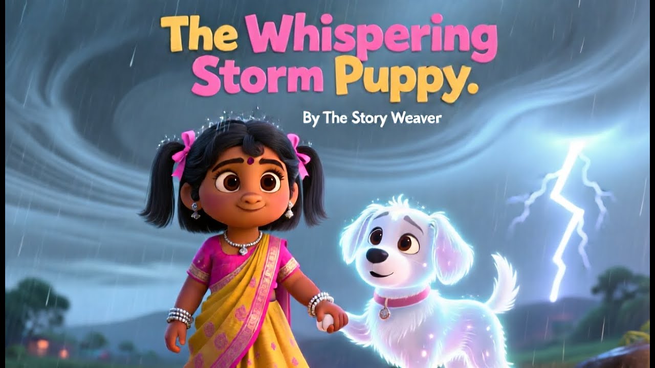 The Whispering Storm Puppy ⚡🐕: Animated Bedtime Story About Finding Calm & Courage in Fears!