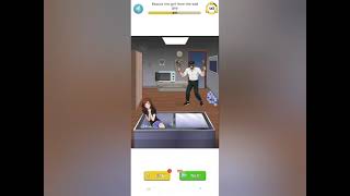 Brain Puzzle Tricky Test Level 25 |Rescue The Girl From Bed Guy| Gameplay Walkthrough Solution screenshot 3