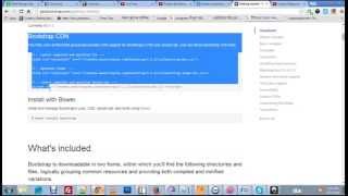 twitter bootstrap lesson1