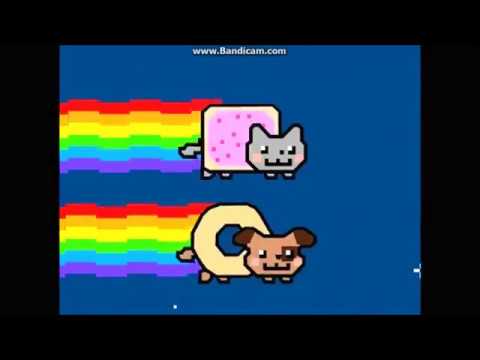 Nyan Cat and Nyan Dog: Slow, Normal and Fast Speed