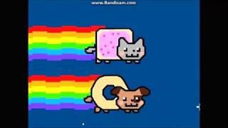 Nyan Cat and Nyan Dog: Slow, Normal and Fast Speed