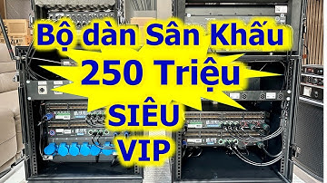 Tủ máy dàn sân khấu - Phần 1.