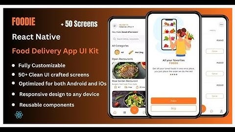Foodie   Food Delivery React Native CLI Ui Kit @topnewcode