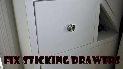 How to Fix Sticking Wooden Drawers - Life Hack