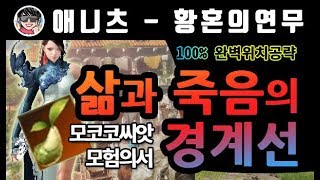 [애니츠] 삶과 죽음의 경계선 (모코코씨앗 5개 + 모험의서) (황혼의 연무) 위치공략 screenshot 2
