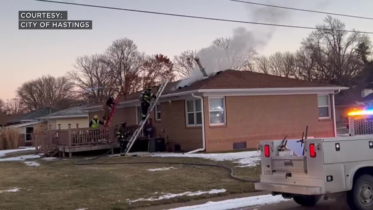 SCENE VIDEO: Two transported to hospital after fire - YouTube