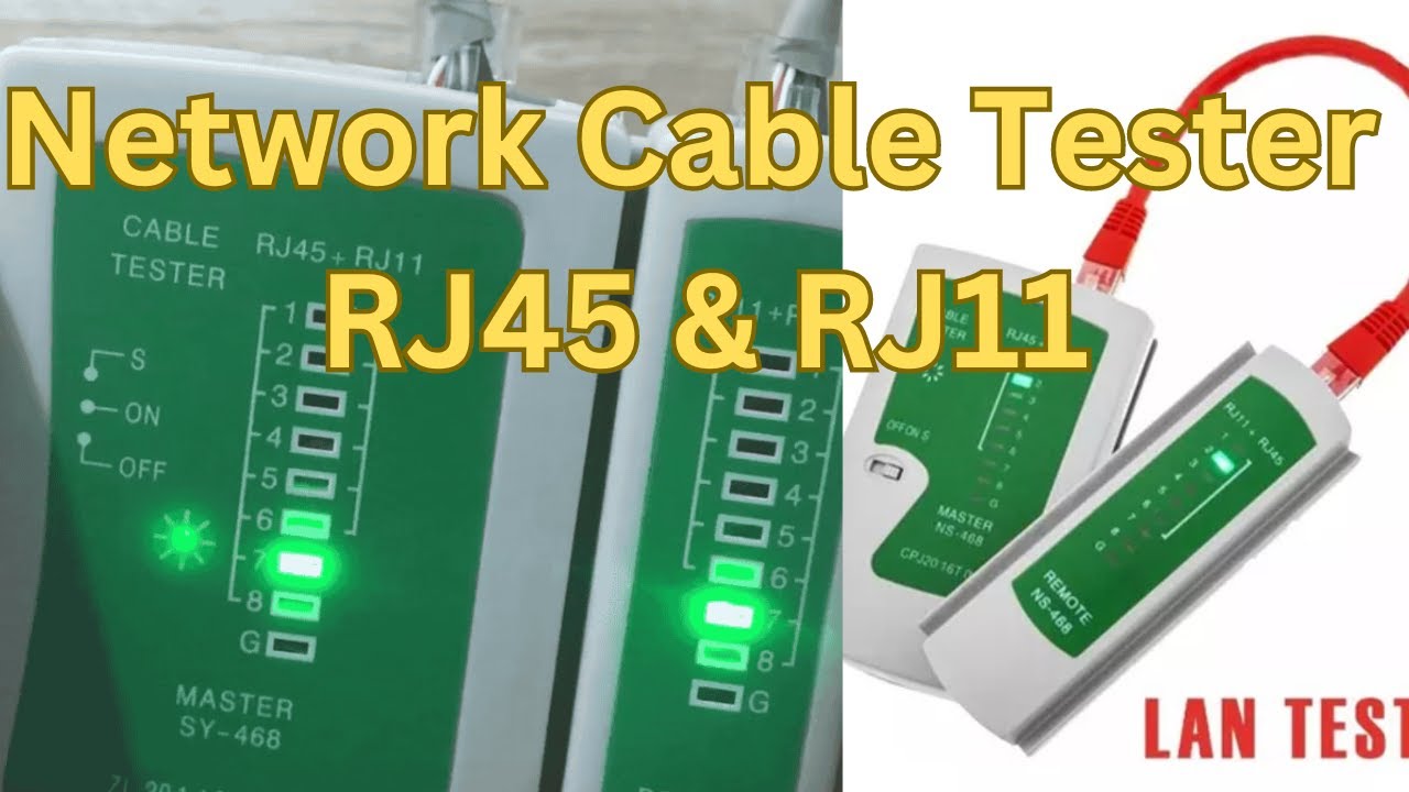 Testeur Cables RJ45 RJ11, SL-468