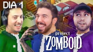 Empezamos en Projecto ZOMBOID con Vegetta y Fargan