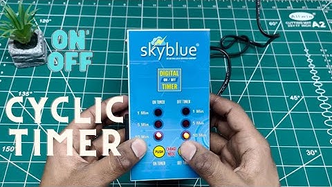 skyblue On Off Cyclic Timer | For Foggers and Cattle cooling | Cow sheds and dairy farms