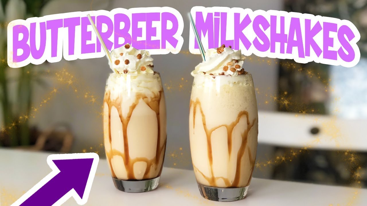 Harry Potter Butterbeer Milkshake ⚡️ YouTube