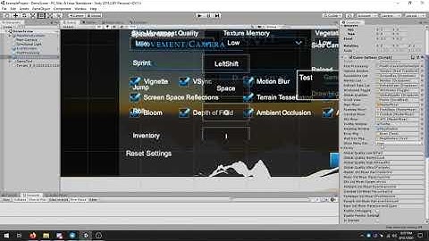 Game Options/Settings Setup for Unity
