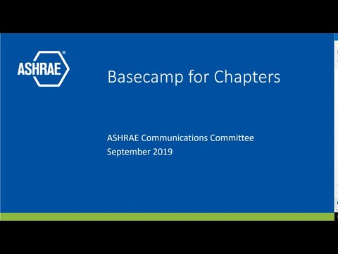 Basecamp Overview for Chapters