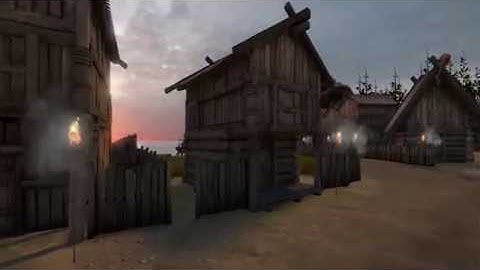 Speed level design - Unity - Viking village