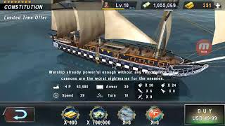 Warship Battle 3D: World War II - Constitution Package Review screenshot 2