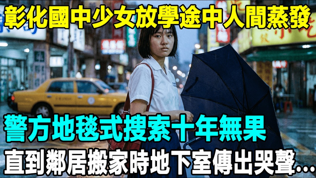 國中少女放學途中人間蒸發，警方地毯式搜索十年無果，直到鄰居搬家那天，有人在地下室聽到了微弱的哭聲...