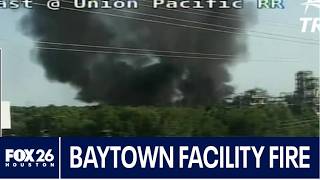 Process Upset causes flaring at Baytown facility
