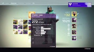 Destiny - Vex Mythoclast... finally!