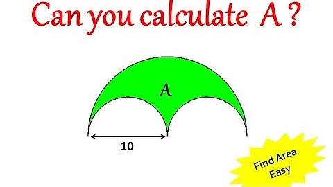 Can you Find the area? A region between three circles.