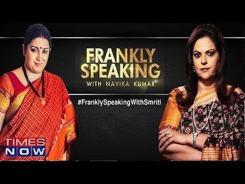 Frankly speaking with Smriti Irani | Full Exclusive Interview