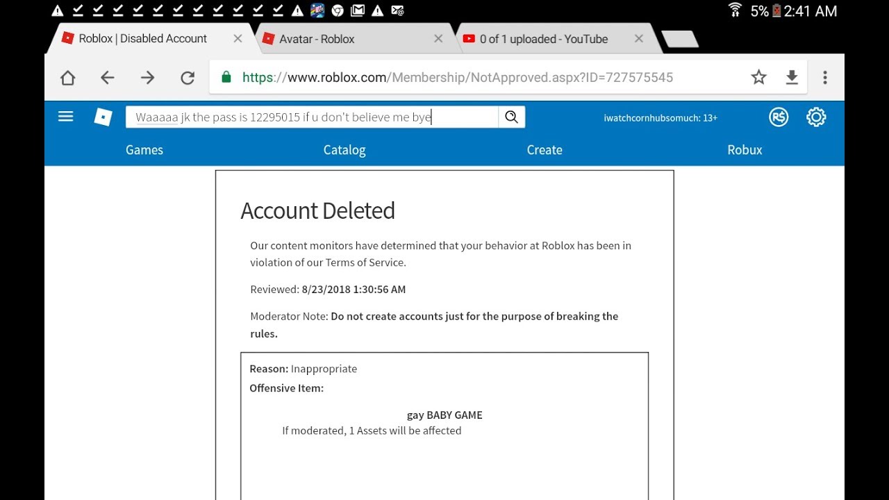 How To Get Your Roblox Account Deleted Youtube - how to add an email to your roblox account