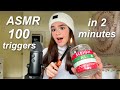 ASMR 100 Triggers in 2 Minutes!