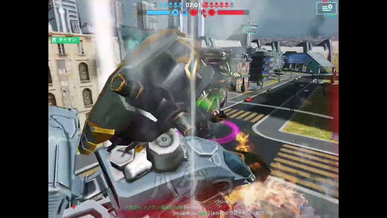 War robots ヅラチャンネル　パパヒロさんライブより　tomoちゃんとデュオでナイス〜な件