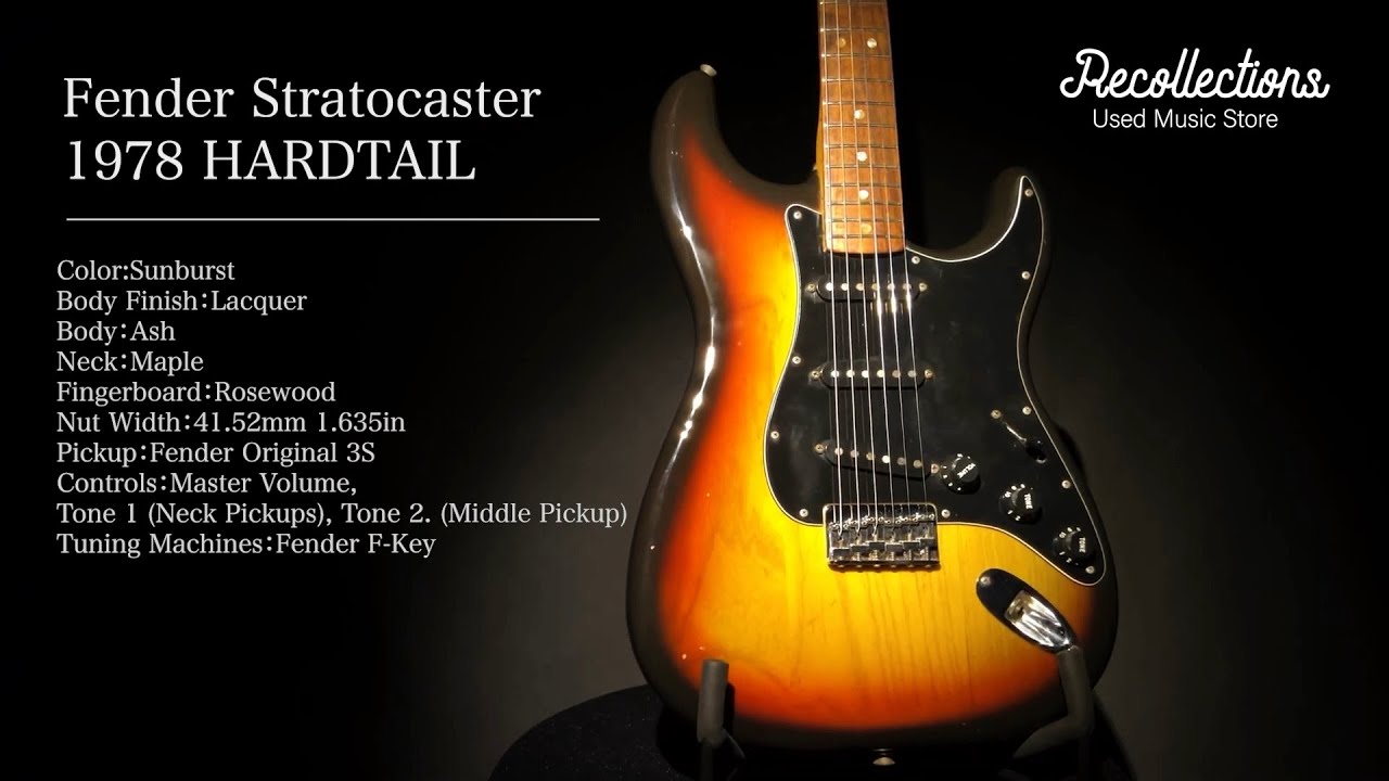 山口県山口市より、Fender Stratocaster 1978 HARDTAIL ストラト