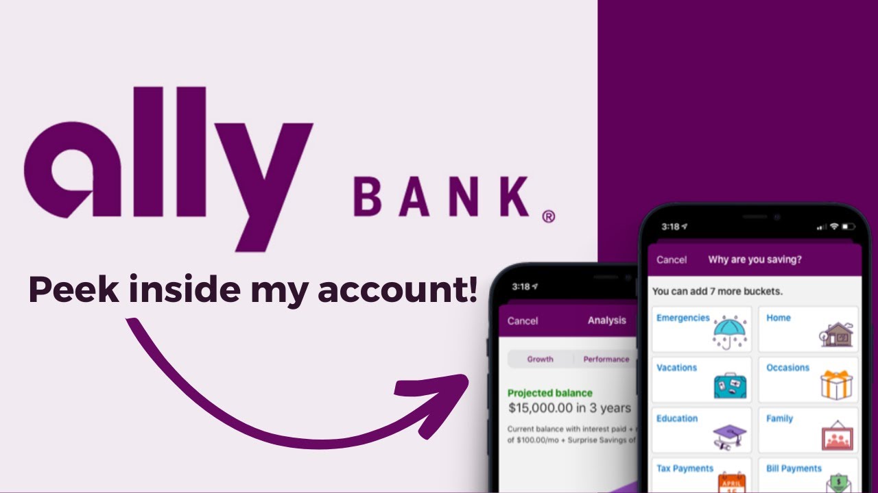 Ally Bank Review | Look Inside My Account Plus Overview of Buckets and ...