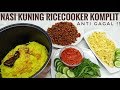 Rese nasi kuning ricecooker komplit anti gagal