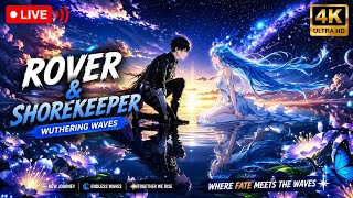 Rover x Shorekeeper 4K Live Wallpaper 💙 | Wuthering Waves PC Background ✨