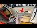 FRONT DOOR DOES NOT OPEN FROM INSIDE FIX BMW E90 E91 E92 E93