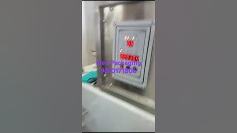 New installation Flow wrap Machine