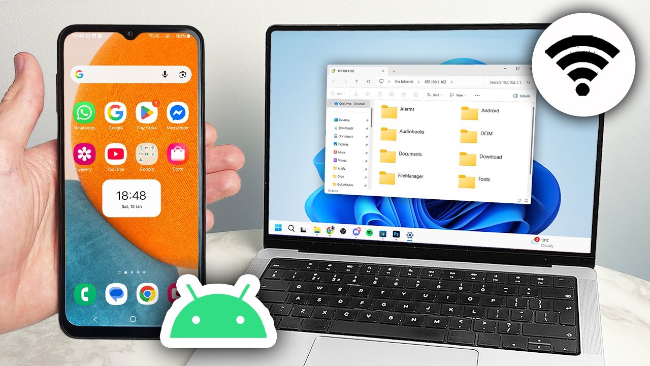 How To Transfer Files From Android To PC Wirelessly - Instantly Over ...