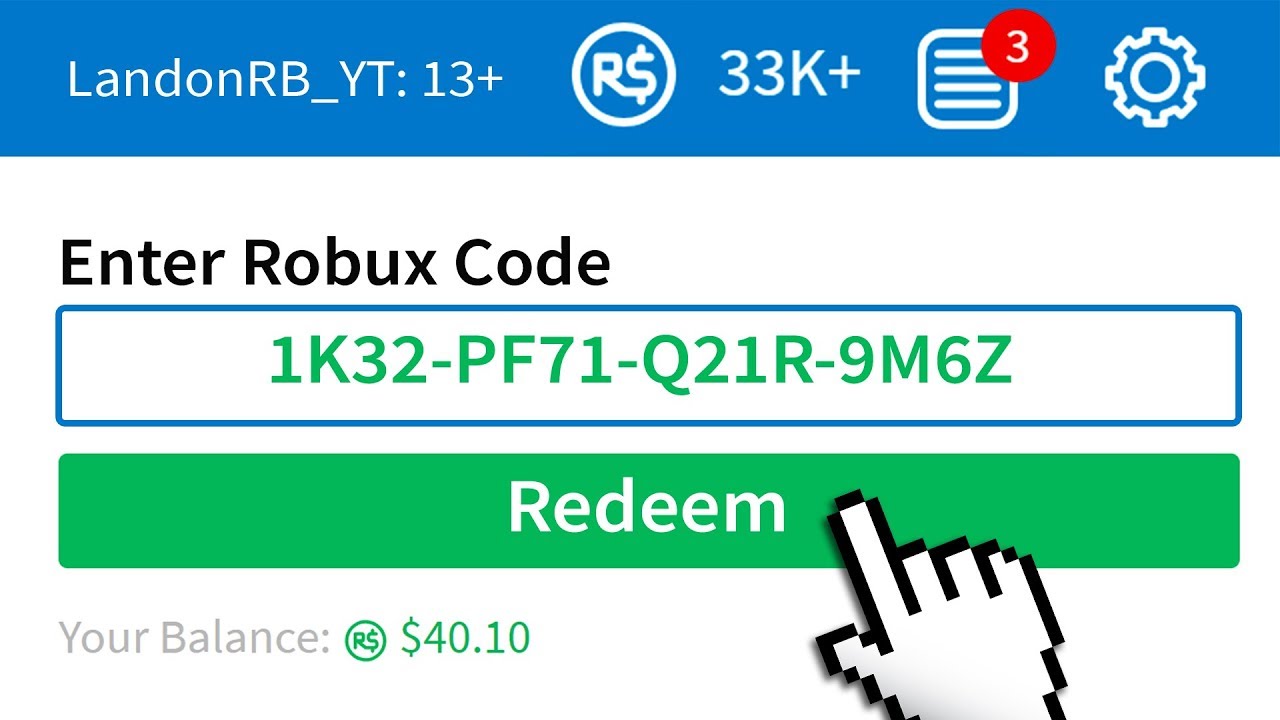 Enter This Code For Robux Roblox - robux code redeem
