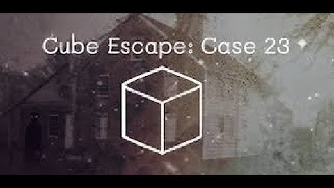Cube Escape: Case 23 Chapter 1 Walkthrough