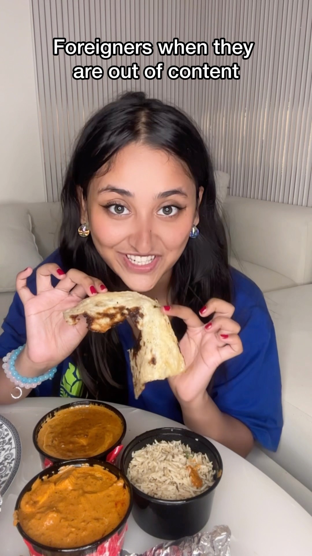 First time trying Indian food #minivlog #ytshorts #shorts