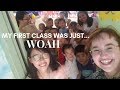 first week teaching english in china