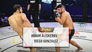 Ikram Aliskerov vs Diego Gonzalez | FREE MMA Fight | BRAVE CF 33