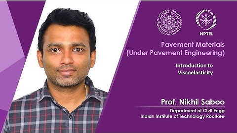 Lecture 26: Introduction to Viscoelasticity