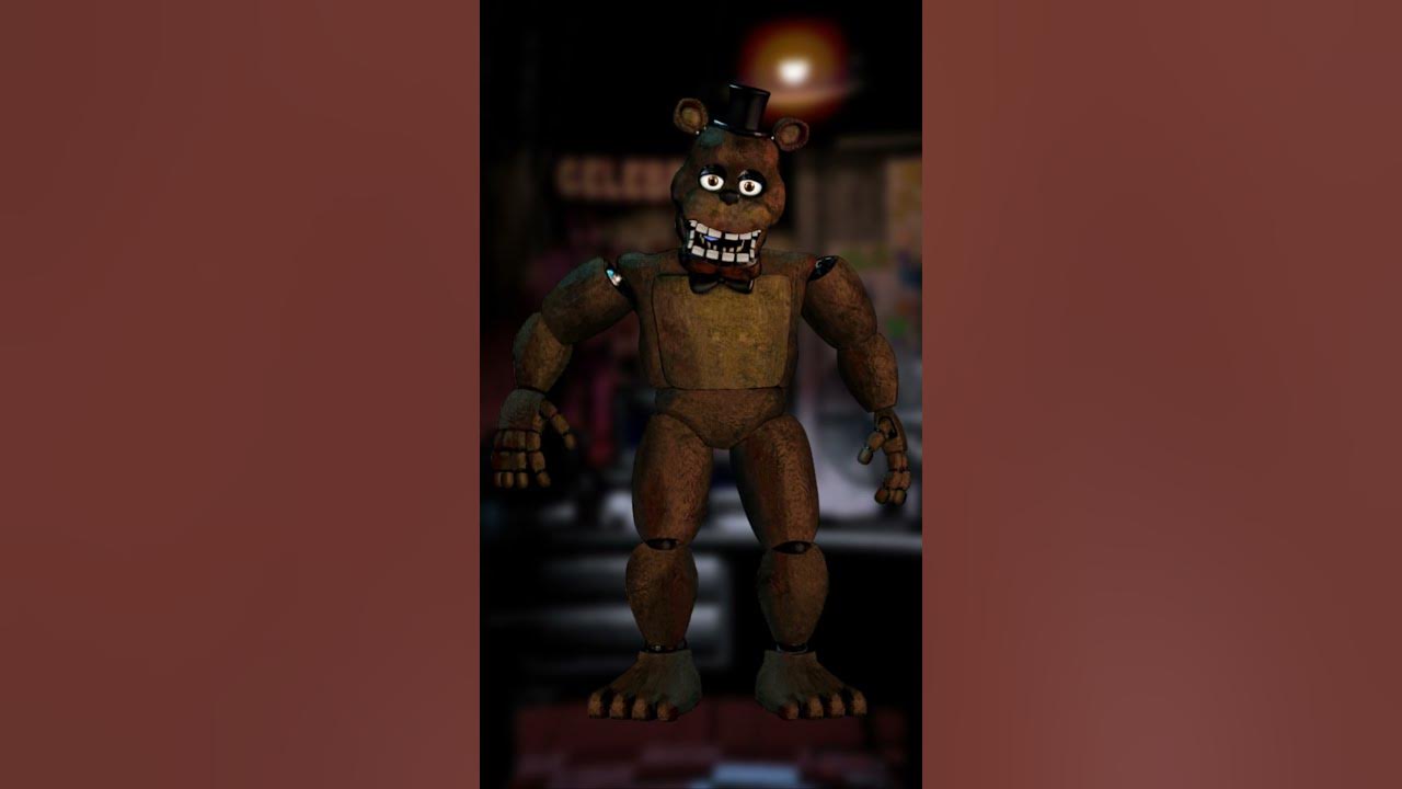 What FNAF 4 Animatronics Look Like Unwithered😱 #shorts