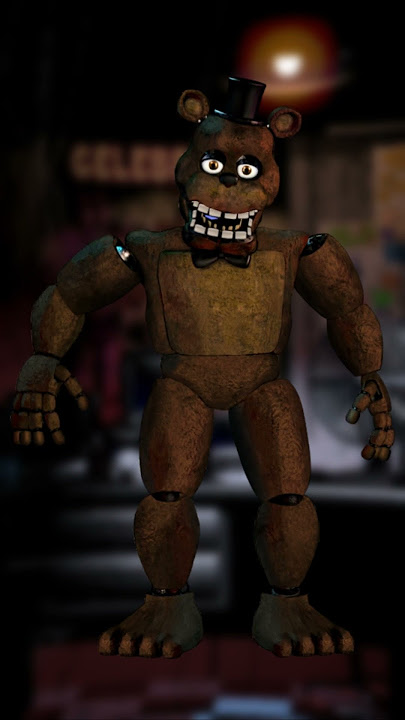 What FNAF 4 Animatronics Look Like Unwithered😱 #shorts