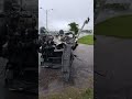 Engine detachment in Trinidad  #badroads #speed #speeding #reckless #careless #crash #trinidad #bad