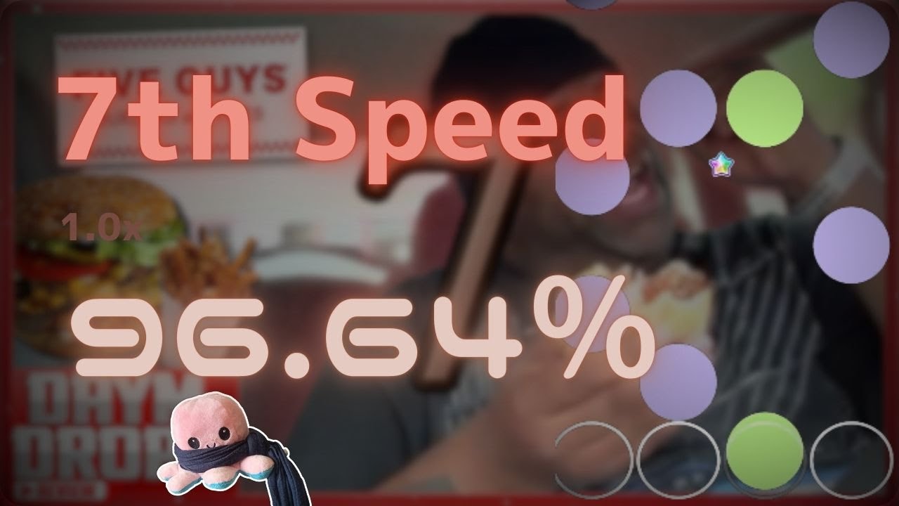 7th Speed - Five Guys 96.64% CLEAR  !!! [Osu!Mania]