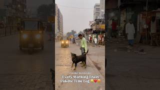 EveryMorning Train Pakdte Time Log #dog #pets #rottweiler #shorts #shortvideo #viral #love #cutedog